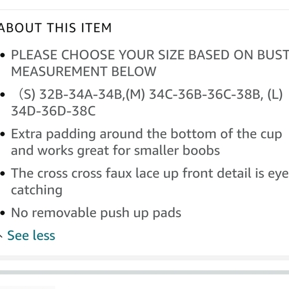 RELLECIGA White Criss Cross Triangle Bikini Top Size Small # - Picture 5 of 8